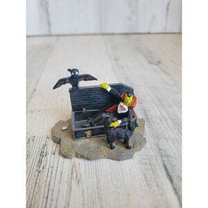 Lemax AS IS Vampire in casket Halloween Village accessory